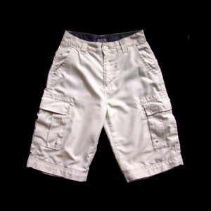 OTB Boys Lightweight Khaki Cargo Shorts 14